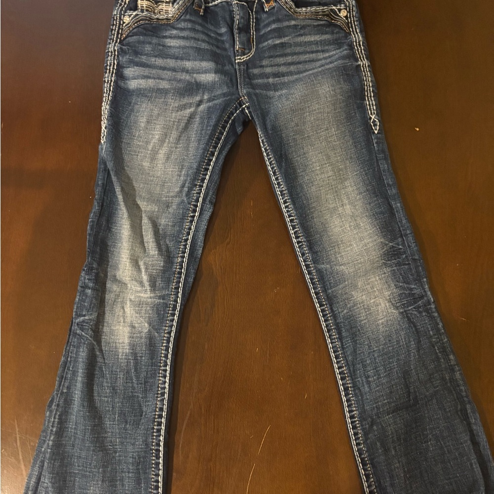 Rock Revival Dark Blue Boot Cut Jeans